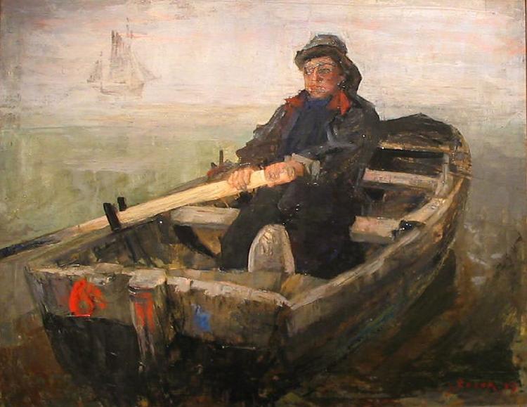 James Ensor The Rower oil painting image